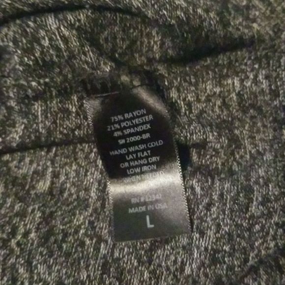 Coin 1804 Charcol Cowlneck Built In Mask Long Sleeve Sweater - Picture 10 of 11